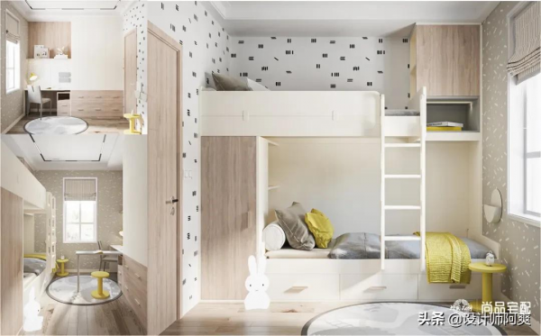 這才叫兒童房設計，比你家擺張上下床強太多了