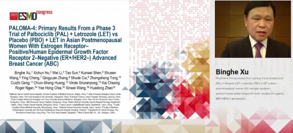 ESMO 2021中國之聲 | 徐兵河教授:PALOMA-4 研究聚焦CDK4/6抑制劑亞洲證據 ESMO 2021中國之聲 | 徐兵河教授:PALOMA-4 研究聚焦CDK4/6抑制劑亞洲證據