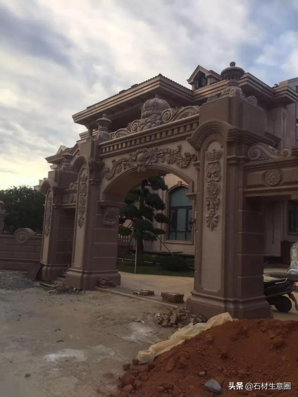 50款別墅石材圍牆大門,奢華大氣 50款別墅石材圍牆大門,奢華大氣