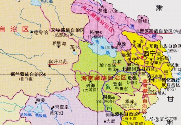 甘肅與青海的區劃變動，甘肅省的7個縣，為何劃入了青海省？