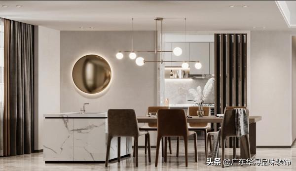 190平米現代公寓，簡約與歐式的結合