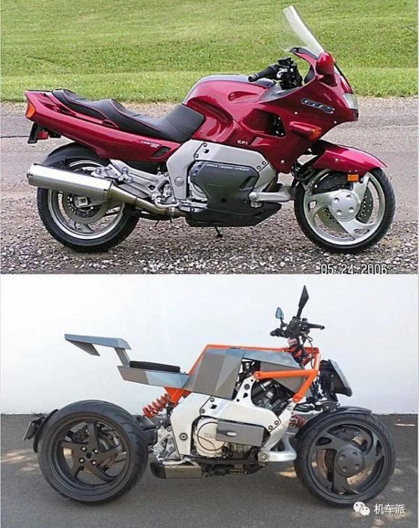 定製 | 靈感來源於隱形戰機 雅馬哈GTS1000改裝