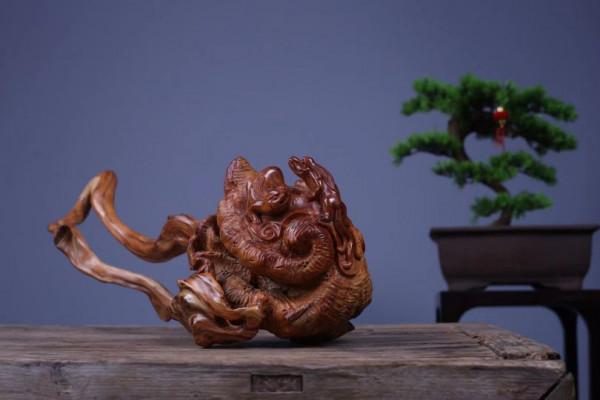 枯木一截，如降龍盤亙！這大自然，造化太神奇了