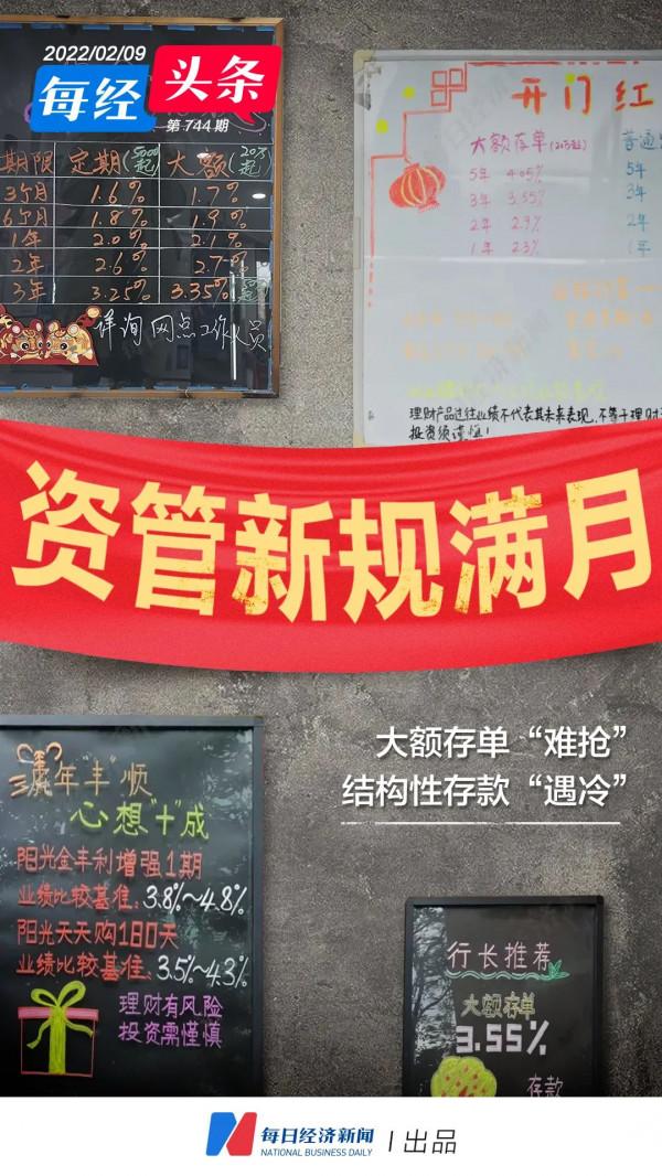 &OpenCurlyDoubleQuote;大額存單一出來就搶沒了&rdquo;，曾經的攬儲利器卻降溫明顯&boxv;資管新規滿月調查①