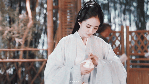 楊冪叫鴿子鴿們