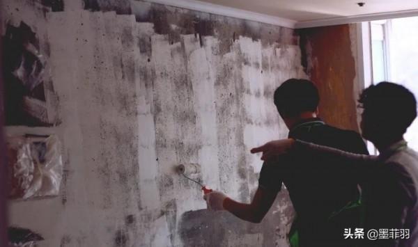 朋友只租毛坯房，在水泥牆上刷乳膠漆，效果比膩子牆還要好