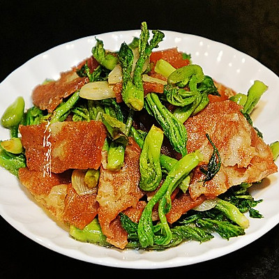 #一學就會快手菜#刺老芽炒培根肉 #一學就會快手菜#刺老芽炒培根肉