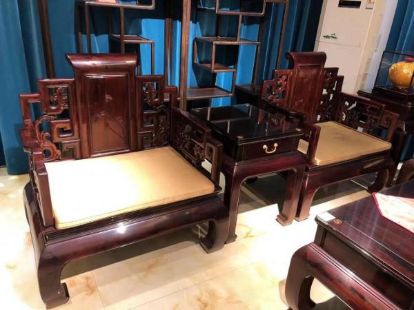 相當大氣 | 青蓮卷書沙發十三件套