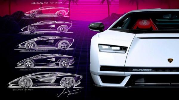 復活經典 蘭博基尼Countach 50年設計演變