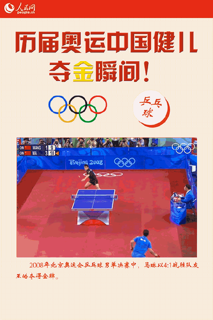 國乒歷屆奧運奪金精彩瞬間 國乒歷屆奧運奪金精彩瞬間