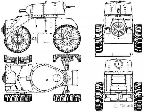 拖拉機騎士：兩次世界大戰之間的義大利輪式坦克