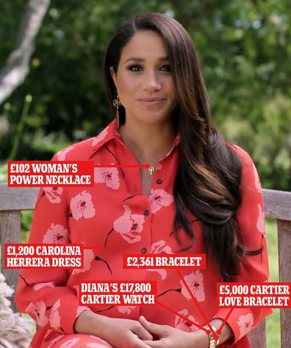 氣質與奢侈品無關,梅根想模仿戴安娜的高階感,結果卻是東施效顰 氣質與奢侈品無關,梅根想模仿戴安娜的高階感,結果卻是東施效顰