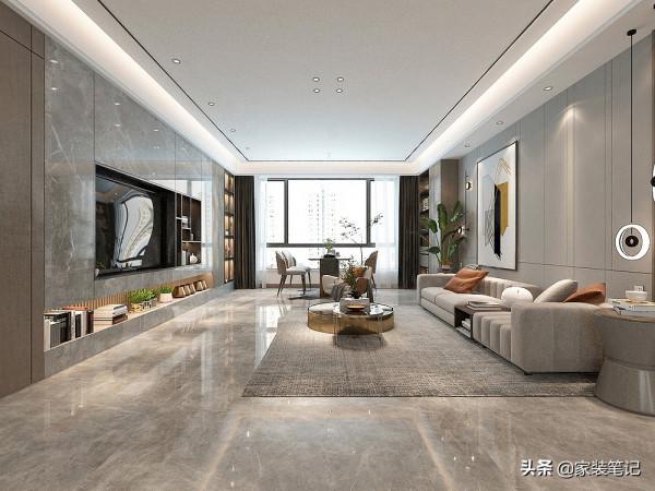 180㎡四居室，裝修成現代風，高階感滿滿，走進去就感覺幸福滿滿