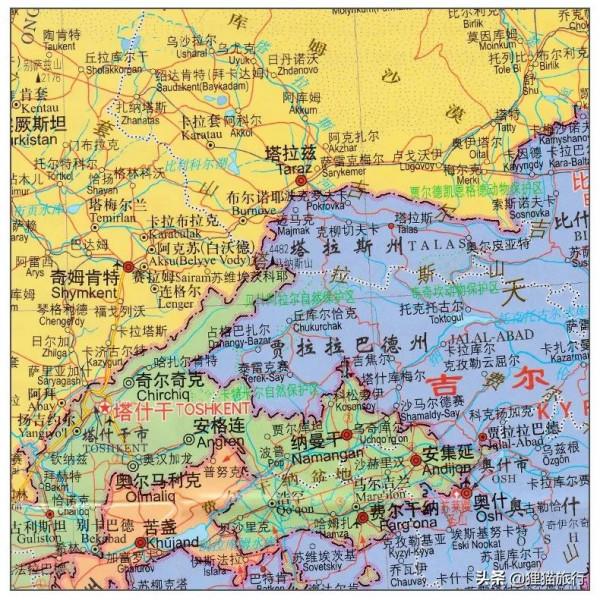 哈薩克第三大城市奇姆肯特,是三大直轄市之一,離塔什干很近 哈薩克第三大城市奇姆肯特,是三大直轄市之一,離塔什干很近