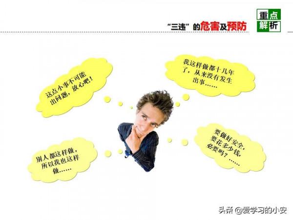 舉一反三！反三違警示危害及預防安全教育培訓警示重析篇