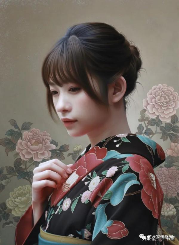 日本 岡靖知 寫實作品欣賞