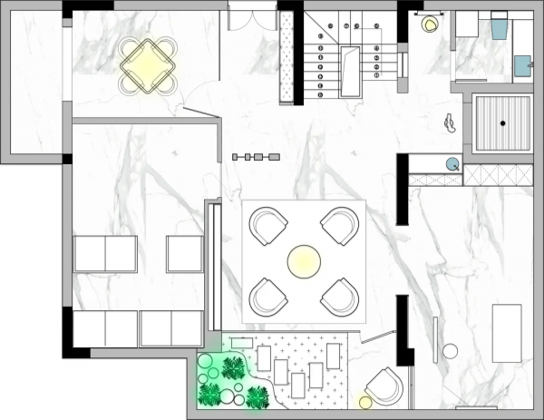 揭秘450㎡別墅的高階蛻變,上下6層客廳挑高6.4m,高階大氣很耐看 揭秘450㎡別墅的高階蛻變,上下6層客廳挑高6.4m,高階大氣很耐看