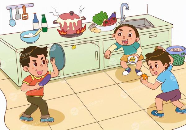 安全教育 | 不在廚房裡玩