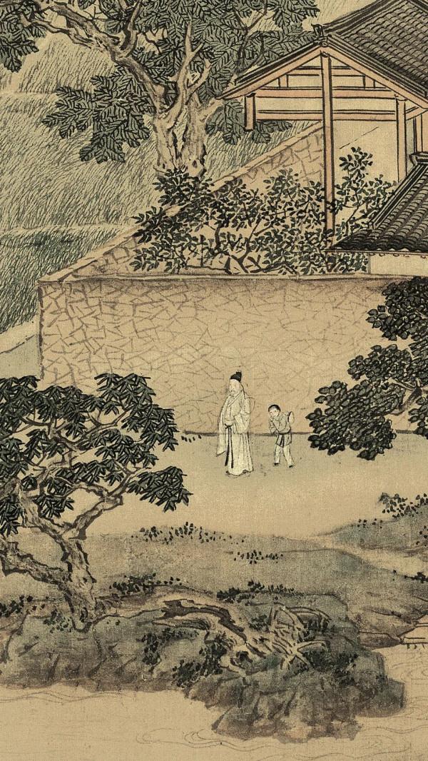 仇英《蓮溪漁隱圖》:這筆墨意境,不愧為明四家! 仇英《蓮溪漁隱圖》:這筆墨意境,不愧為明四家!