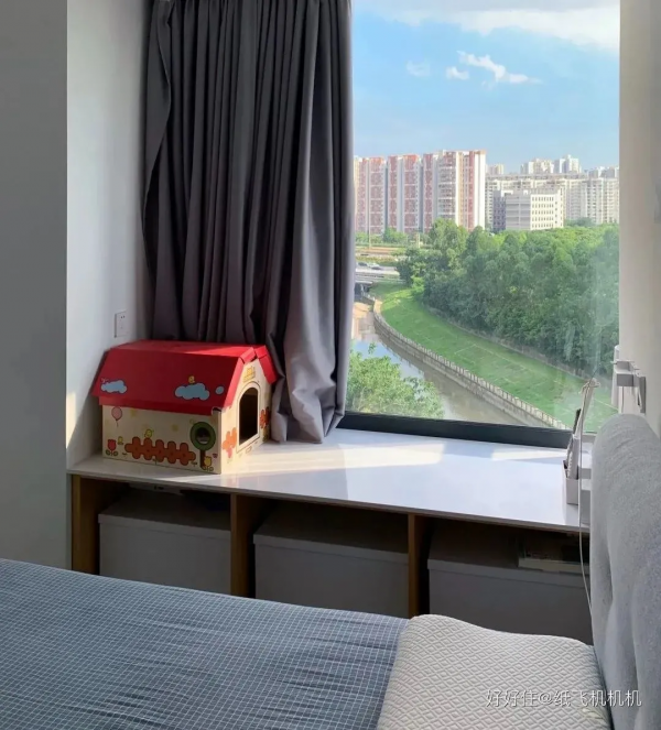 服！沒有沙發電視，60㎡住出120㎡的通透感