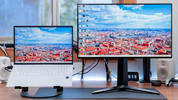 PS5 雙屏桌面搭建指南：LG 27GP950 + LG 27UN880