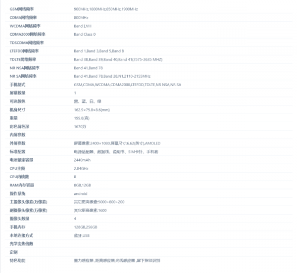 真我新機RMX3310透過工信部認證 6.62吋AMOLED螢幕+驍龍888