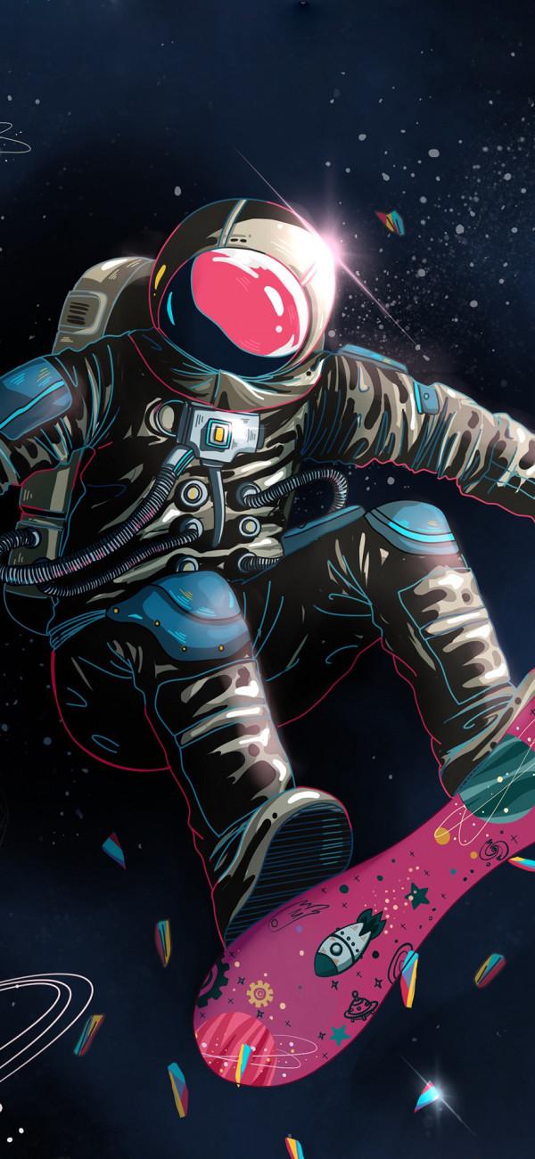 宇航員桌布｜總有一場相遇，帶著溫柔奔赴而來