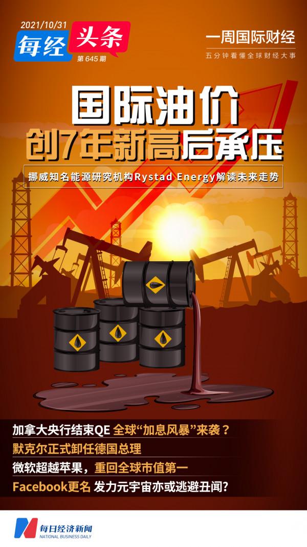 G20峰會舉行;國際油價創7年新高;微軟重回全球市值第一;Facebook更名;默克爾卸任德國總理|一週國際財經 G20峰會舉行;國際油價創7年新高;微軟重回全球市值第一;Facebook更名;默克爾卸任德國總理|一週國際財經