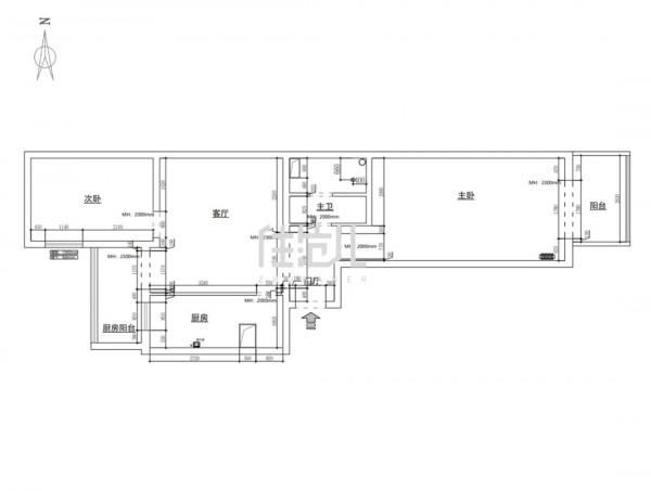 改小臥室做衣帽間和淋浴房？這個68㎡老房子咋想的
