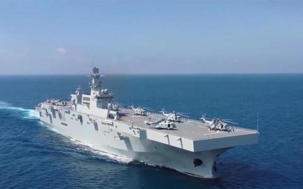 100%國產首艘075海南艦,高度達到15層樓,立體作戰能力強大 100%國產首艘075海南艦,高度達到15層樓,立體作戰能力強大