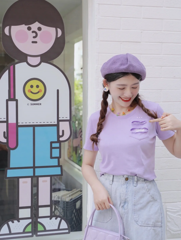 158cm的趙露思，照她這麼穿，沒人能甜過你