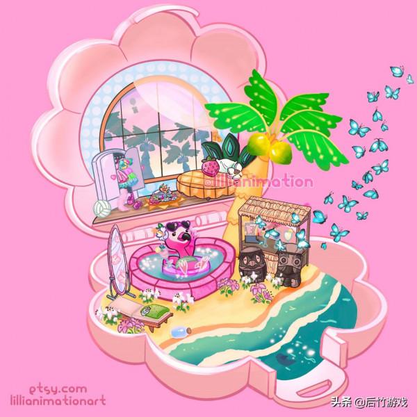 玩家設計了多個動森村民的口袋玩具形象，既可愛又個性