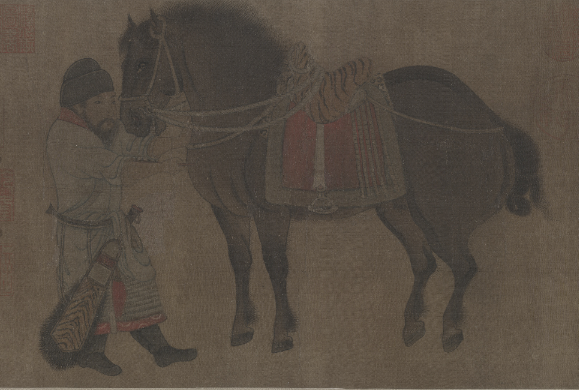 歷代戰馬圖的上乘之作，亦是研究昭陵六駿難得的資料