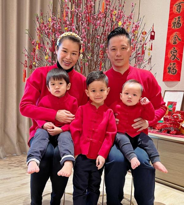 眾星親子拜年圖