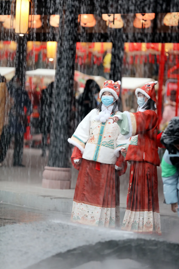 據說，對著城廂的萌虎數一數，虎年就會有虎福