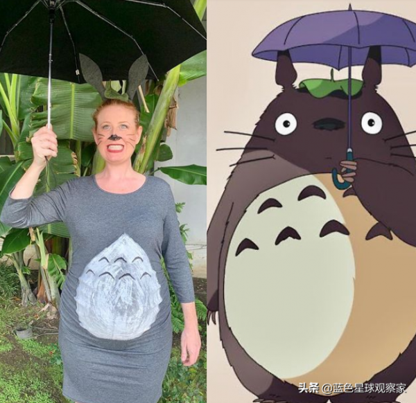 萬聖節，孕婦原來還能裝成這樣？20張腦洞大開的孕婦裝扮（一）