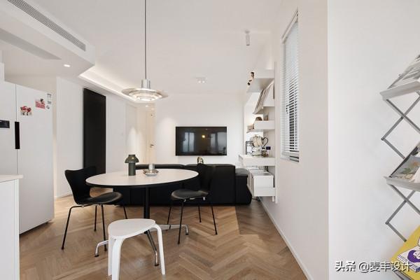 96㎡北歐風｜大白牆 療愈系的溫柔家