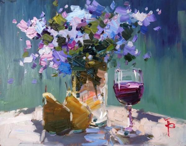 一棟不起眼的房子、一個簡單的露臺、一條普通的小路都畫得如此出彩