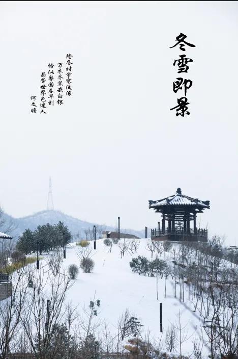 下雪了，喜歡這雪天的風景……