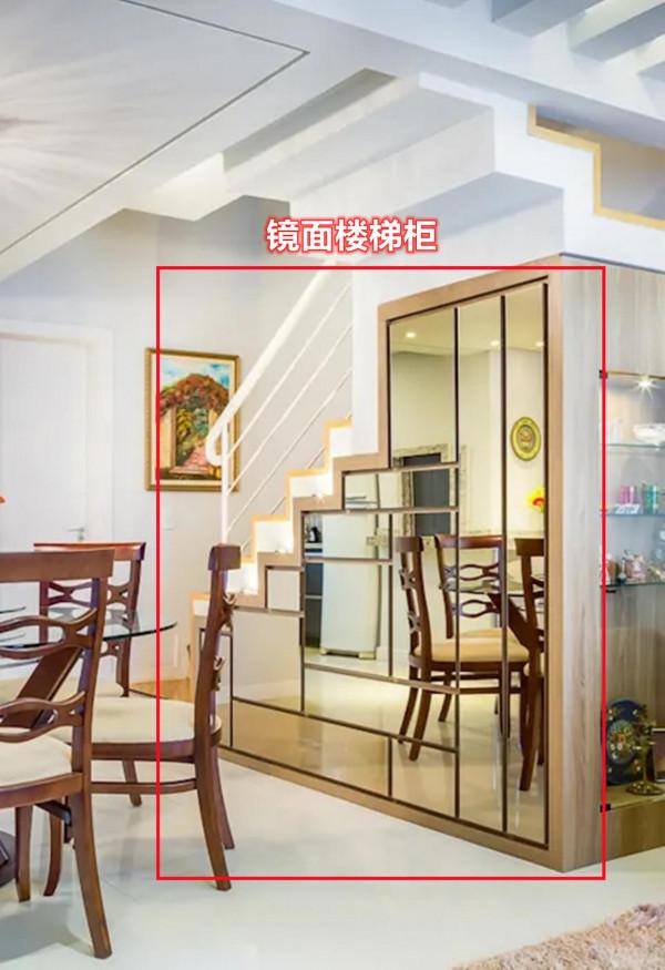 樓梯底下裝鏡面櫃,好好想想,除了放雜物,當餐邊櫃也挺省事的 樓梯底下裝鏡面櫃,好好想想,除了放雜物,當餐邊櫃也挺省事的
