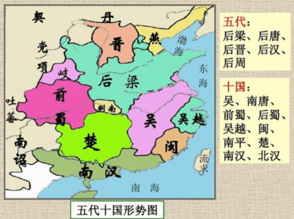 唐宋兩朝相距53年，中間朝代你知道幾個？給人錯覺唐宋相隔幾百年