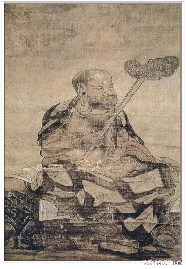 五代南唐時期著名畫家貫休《羅漢十六幀圖》繪畫作品賞析