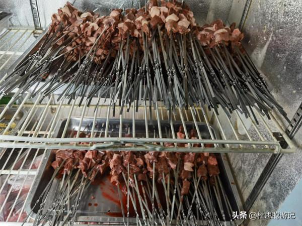 漢EV自駕新疆昭蘇縣，美食廣場排隊一小時終於吃上網紅燒烤