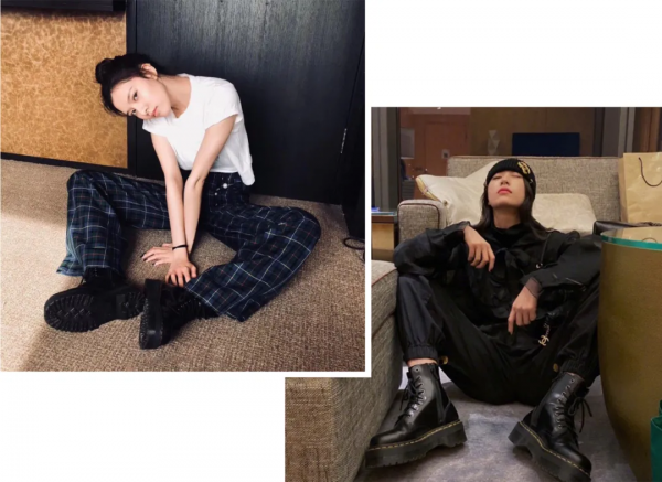 馬丁靴的30個穿搭示範，可甜可鹽，時髦炸了