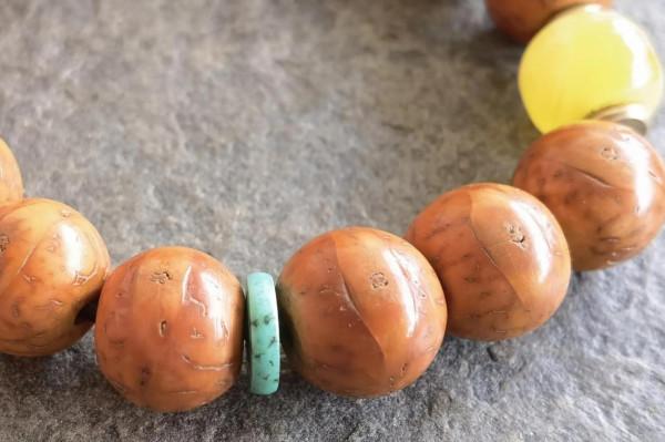 盤出玻璃底的鳳眼菩提，純手工打磨出來