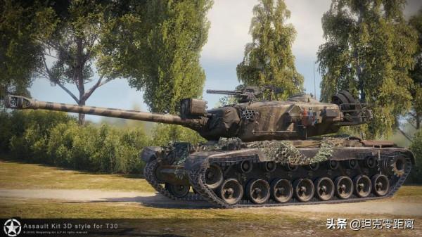 坦克世界 金牌老玩家象徵！您會換嗎？T30專屬3D面板“突襲工具”
