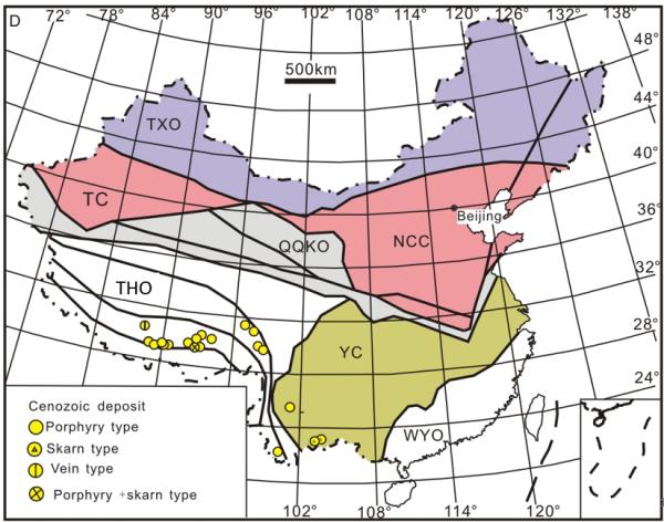 中國的鉬礦都在哪？