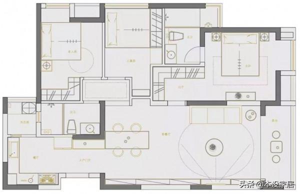 80後大叔很有遠見，103㎡新房果斷選擇原木風，素雅耐看有品位
