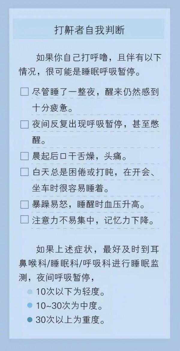 一份止鼾攻略拯救身體