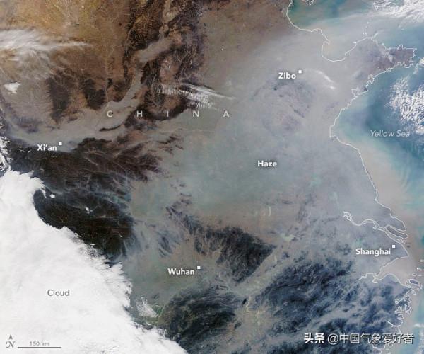 中東部多地空氣變濃，氣象衛星緊急對準！分析：冷空氣弱不是好事